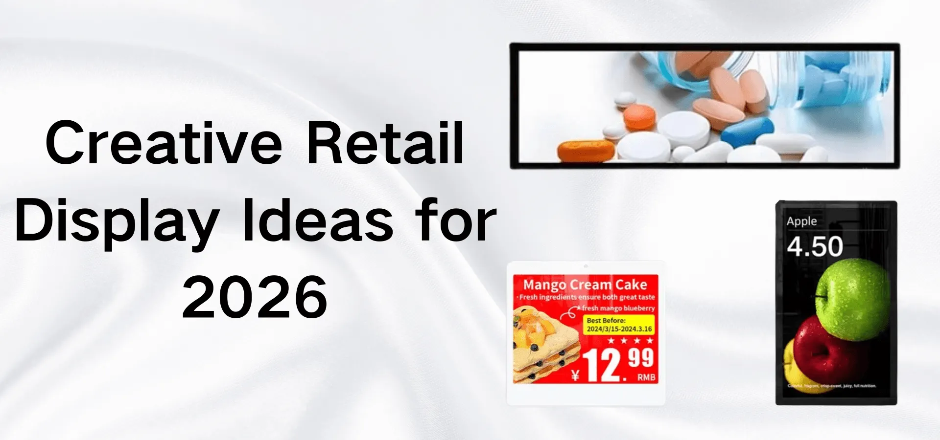 Idei creative de afișare pentru retail pentru 2026