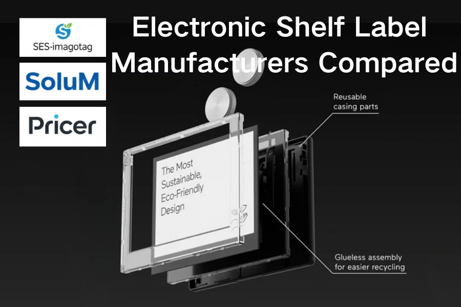 Comparați producătorii de etichete electronice pentru rafturi: SES-imagotag v...