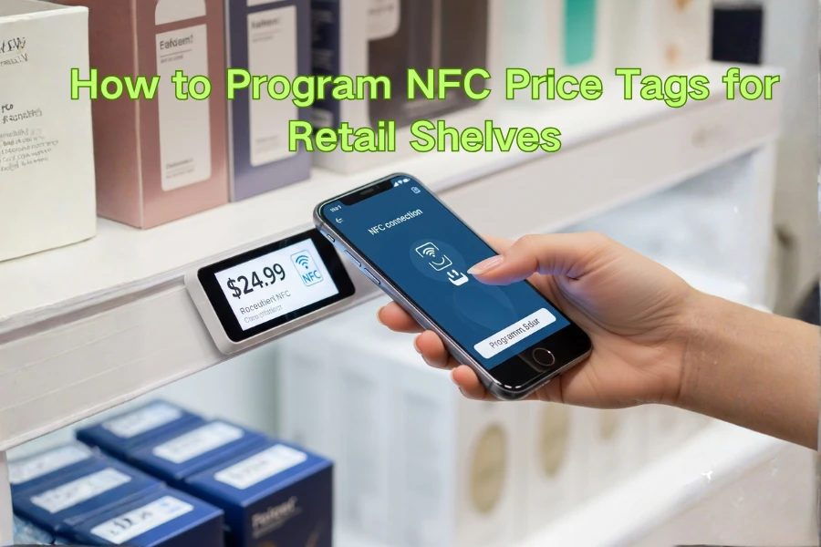 Cum să programați etichete de preț NFC pentru rafturile de vânzare cu amănuntul