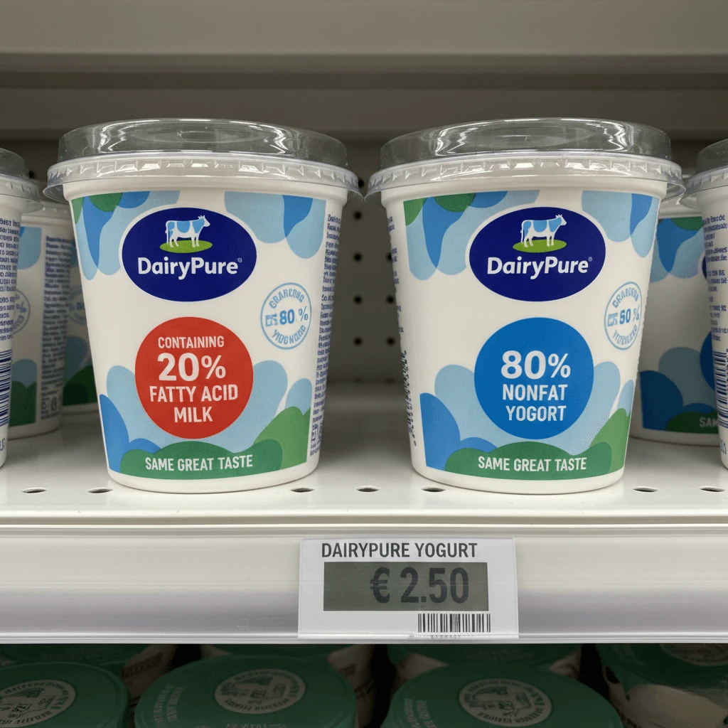 Two yogurt cups
