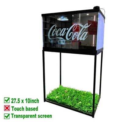 Player cu ecran transparent 27x10 fără-tactil
